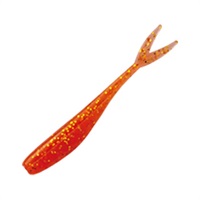 ライトソルトワーム　フィンテール　2インチ(F01　オレンジゴールド)